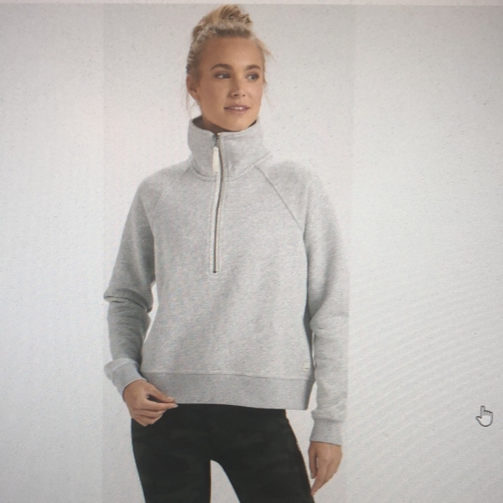 Vuori restore half zip pullover sweatshirt